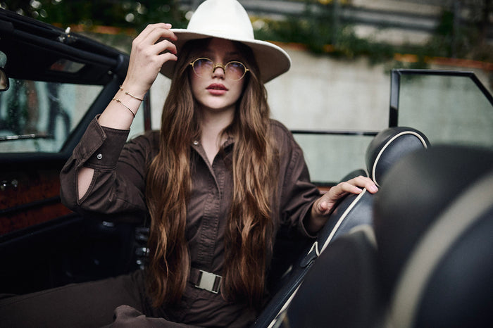 Woman wearing Lenrok bracelets