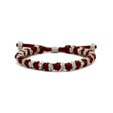 Nautika Mini Maroon MT Rhodium